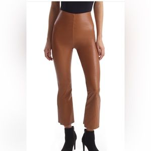 Brand new with tags leather wide leg leggings faux leather